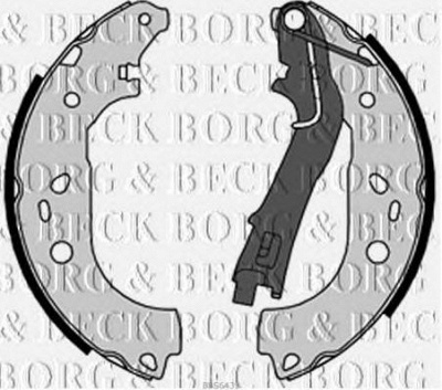 BORG & BECK bbs6439 -  Комплект тормозных колодок